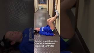 Range of Motion Exercise - Heel Slides on Wall