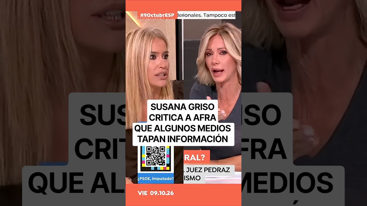 Susana Griso SORPRENDIDA ante Afra Blanco algunos Medios ESCONDEN información #españa #actualidad