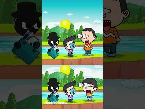 gian and suneo help Nobita || true friendship || #shorts