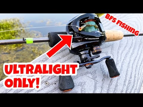 Using ONLY Ultralight Gear ALL Day! (BFS Fishing) 