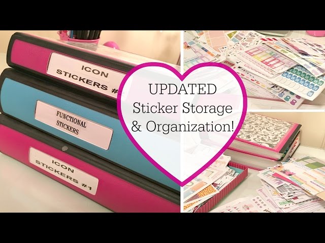 DIY Sticker Storage and Organization (Tutorial) 