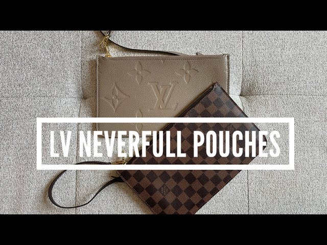 Louis Vuitton Damier Ebene Neverfull Pouch MM QJBJYPDM0A029
