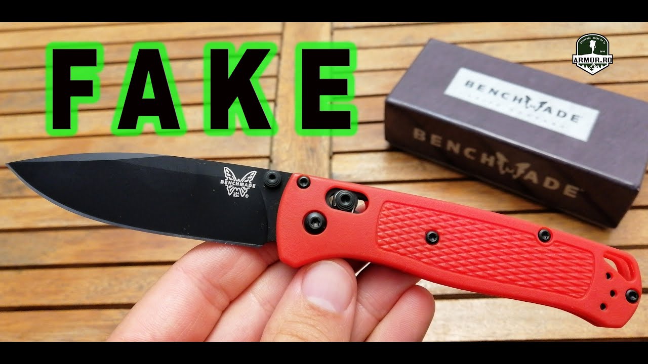 Fake Benchmade 535S RED Bugout EDC made in China Unboxing Copy Pocket