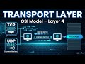 Transport Layer Explained | OSI Model Layer 4 in Computer Networking | Part- 7 | #ccna #itsupport