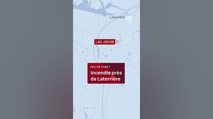 Incendie de forêt près de Laterrière | Vidéojournal
