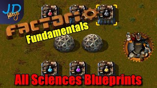All Sciences Blueprint & Design ⚙️ Introduction to Factorio 1.0 ⚙️ Tutorial/Guide/How-To