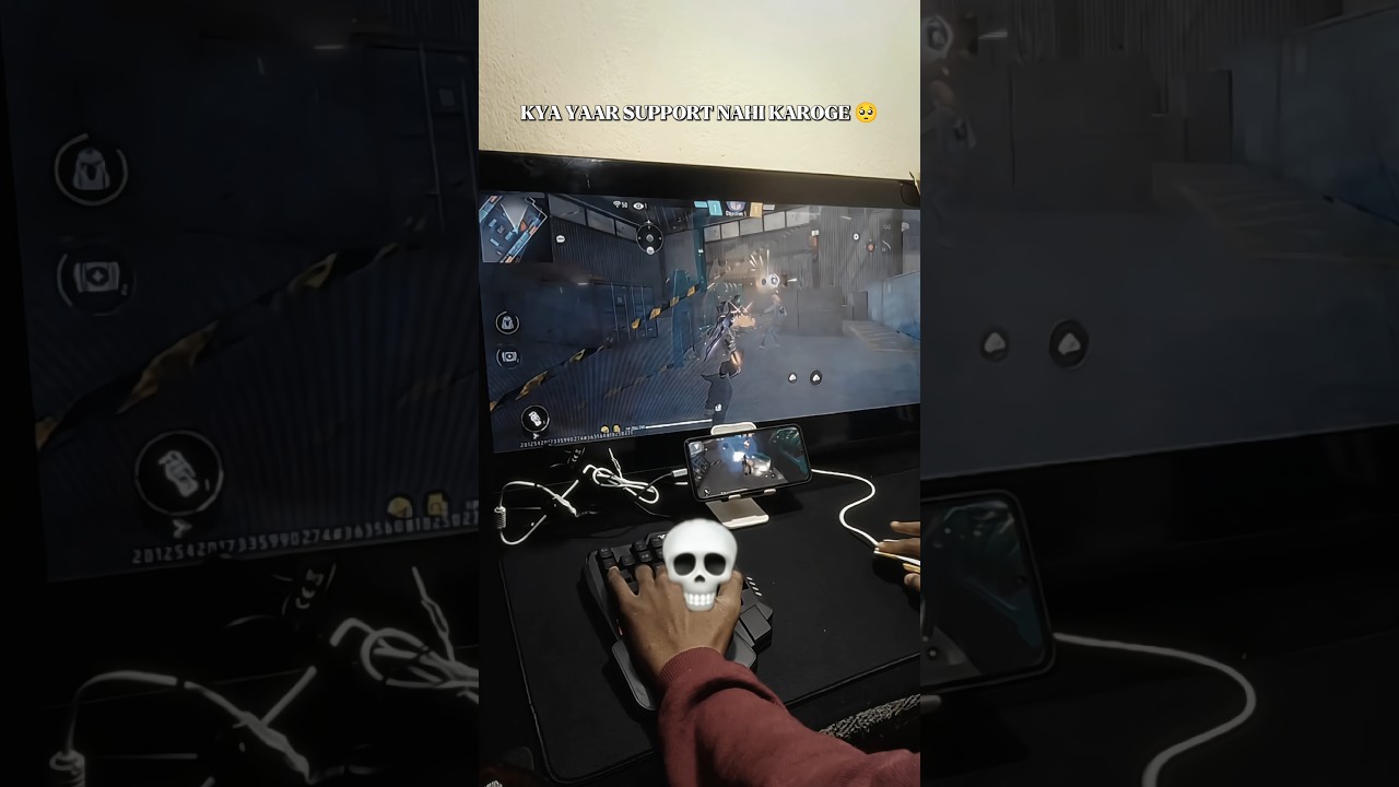 Pc❌mini mobile setup ✅Free Fire Gaming Keyboard|⌨️🖱📱Mix Pro Geek Gamer 