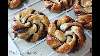 Cómo Hacer Caracolas De Nocilla O Nutella | Fácil Y Ricas Cómo Hacer Caracolas De Nocilla O Nutella | Fácil Y Ricas