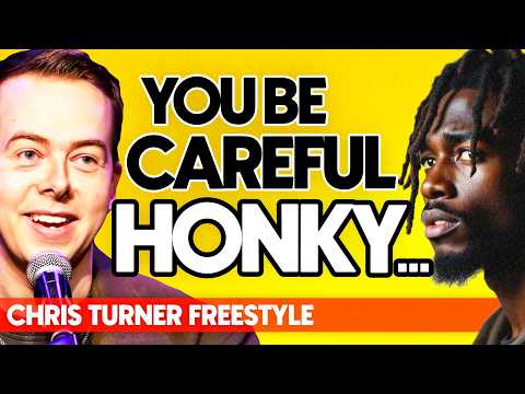 Black Guy shows up when White Rapper Freestyles... | Chris Turner's Freestyle Raps