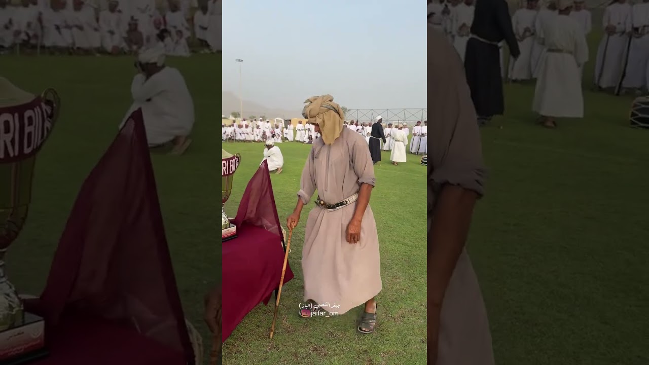 محاورة في فن الرزحة دارت أحداثها في ولاية الكامل والوافي الوافي بمناسبة فوز فريق حدري