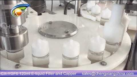 60ml 120ml high speed E liquid Filling machine-Shanghai Chengxiang Machinery LTD.