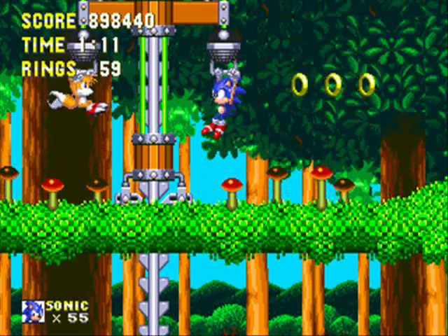 Sonic 3 & Knuckles #21 (Tails) Mushroom Hill - Super Tails