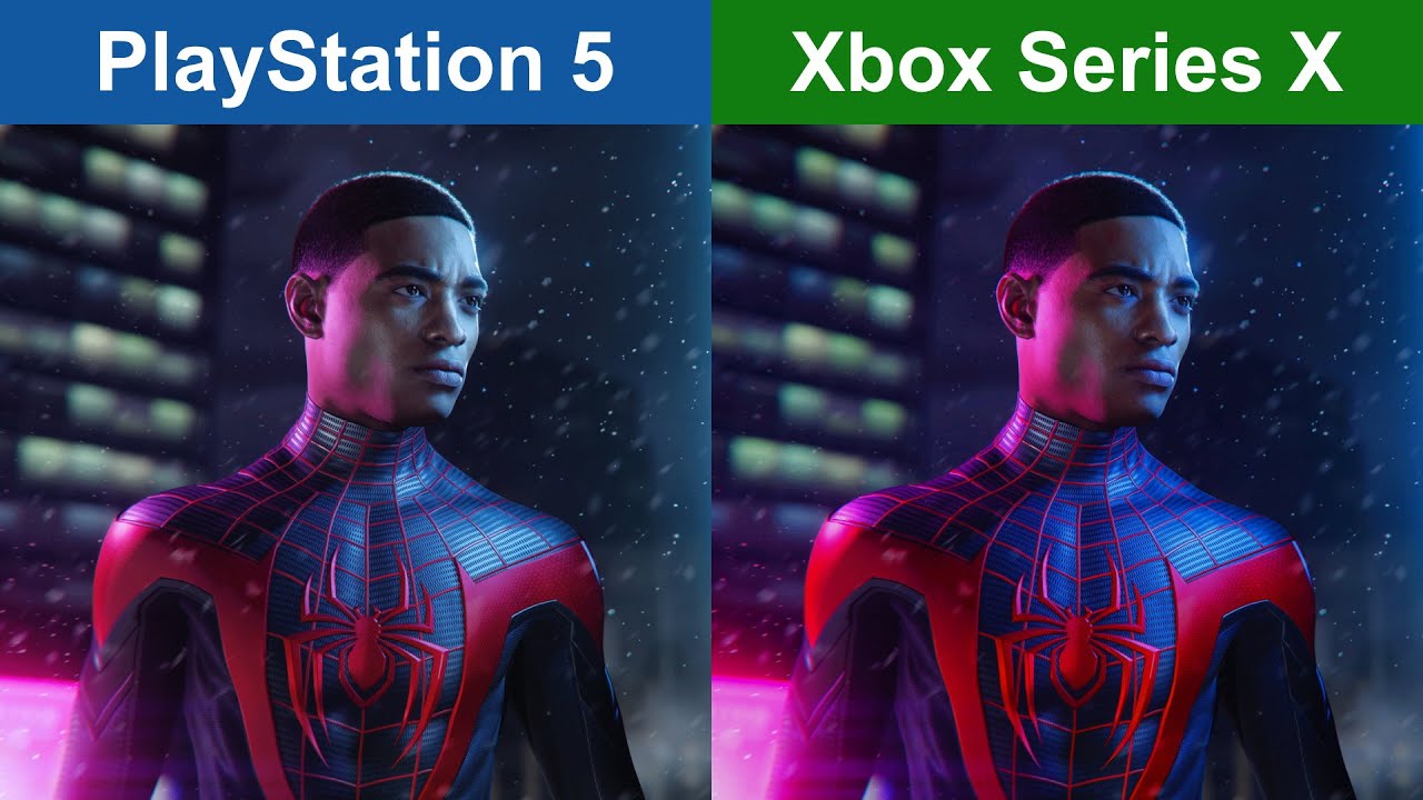 Spider-Man: Miles Morales - PS5 vs XBOX SERIES X - Graphics Comparison - 4K  - YouTube