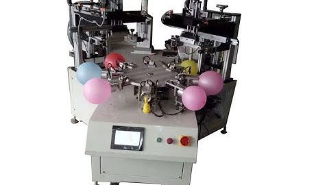 Two color Balloon Printing Machine,Machine à deux couleurs Balloon Impression