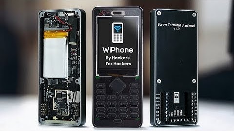 WiPhone - A Phone for Hackers and Makers