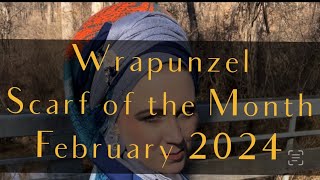 Wrapunzel Scarf of the month February 2024 by Tichel Darling 188 views 3 months ago 12 minutes, 10 seconds