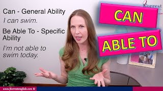 Can or Be Able To - Advanced English Grammar