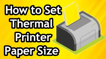 How to Set Paper Size on Any Thermal Printer