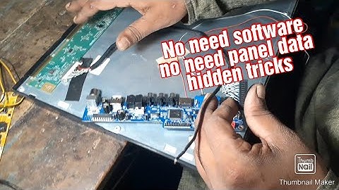 how to install universal motherboard to any panel []no need software and panel datasheet[]