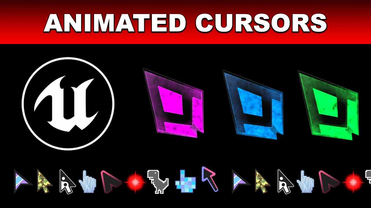 Unreal Engine Animated Cursor/ Mouse Pointer - YouTube