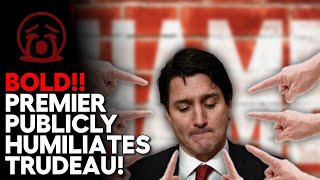 N.b. Premier Publicly Attacks Trudeau!