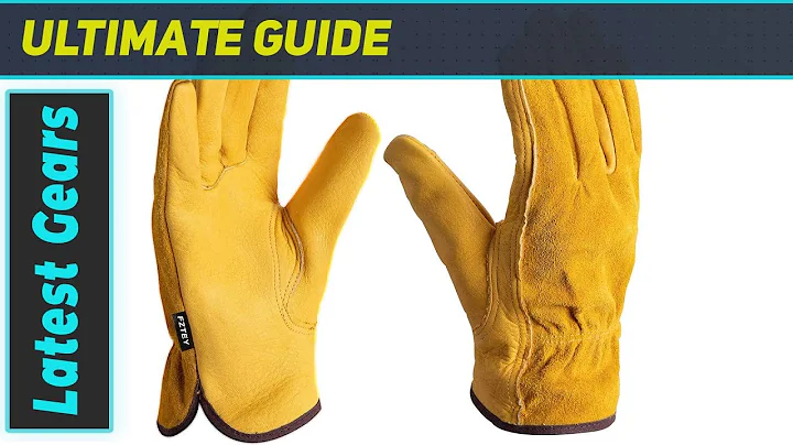 Heavy Duty Gardening Gloves | Best Thorn Proof Leather Gloves for Men and Women