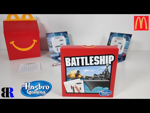 Hasbro Mini Games McDonalds Happy Meal Toy Collection 2022 - Battleship