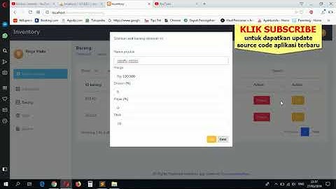 Aplikasi Inventory Berbasis Codeigniter - Free Source Code