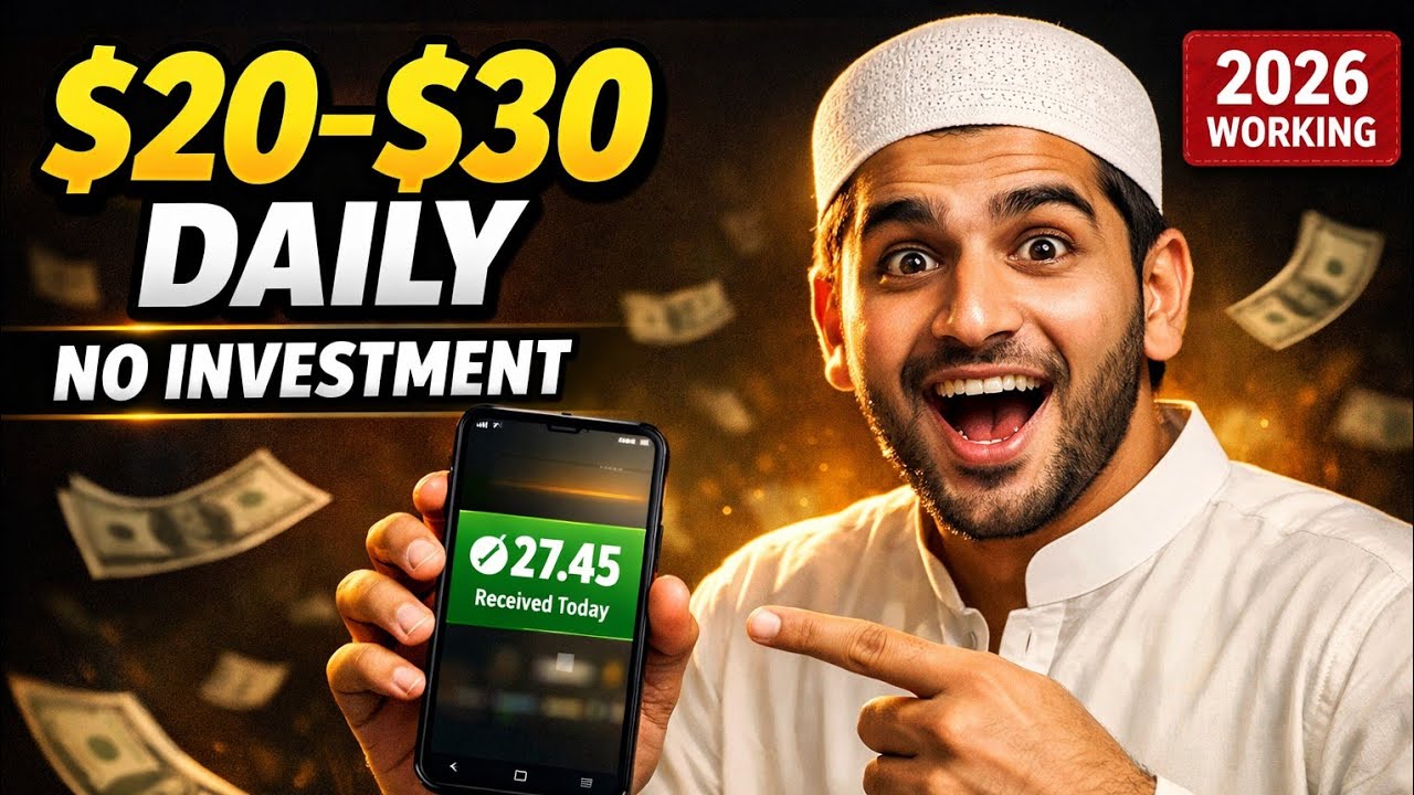 Earn $10–$30 Daily Without Investment in 2026 | Best Online Earning Website Pakistan