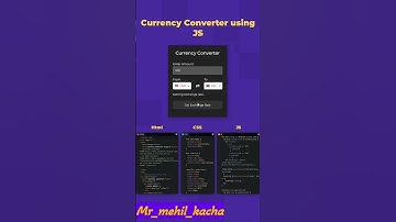 Create a Currency Converter with JavaScript #viralvideo #viralreels #vivshorts #youtubeshorts