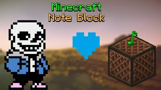 Sans Ost. - Minecraft Noteblock Tutorial