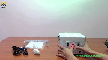 Full introduction Rechargeable battery powered & wireless DMX LED uplighting 12 15W RGBAW 5in1 Color