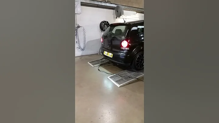 polo 9n3 gti stage 2 remap pops and bangs (flames)