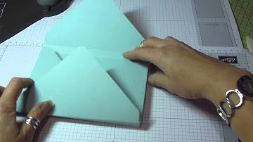 C6 (UK size) Box Envelope using the Envelope Punch Board by Stampin