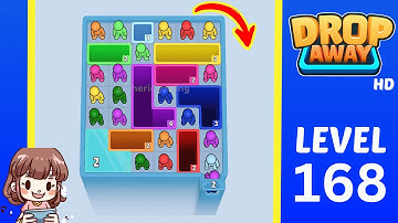Drop Away Level 168 Solution Walkthrough