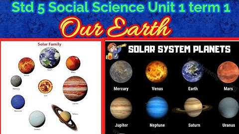 Our Earth(part-1)/ 5th standard /Social Science/Unit 1/term 1/Samacheer kalvi