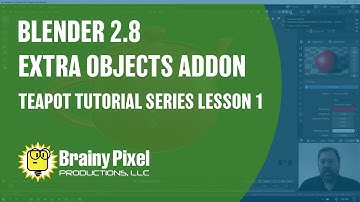 Blender 2.8 - Using the Extra Objects Addon - Beginners Teapot Tutorial 01