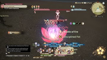 FF14 Monk Lvl 90 Double Solar / LunarSolar opener / Burst