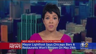 Lightfoot: Not Ready To Open Restaurants In Chicago