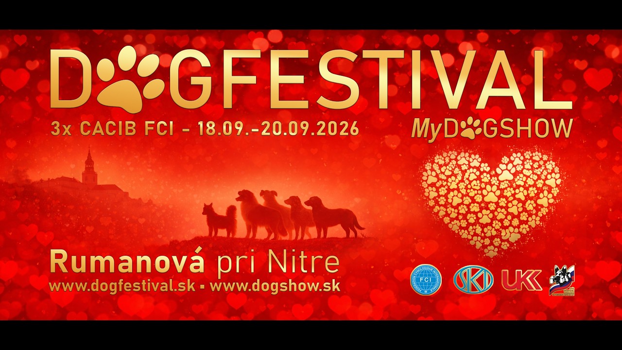DogFestival 2026 - Záverečné súťaže - LIVE - 20.9.2026