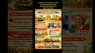 Republic Day 2026 🇮🇳 | First Battle Array Display | 150 Years of Vande Mataram #shorts #republicday