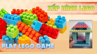 Bé chơi Xếp hình lego - Ngôi đền | Play lego game - The Temple screenshot 2