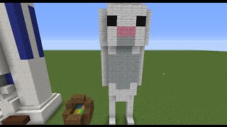 Easter bunny and eggs build-it minecraft
