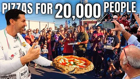 I MADE PIZZAS FOR 20,000 PEOPLE