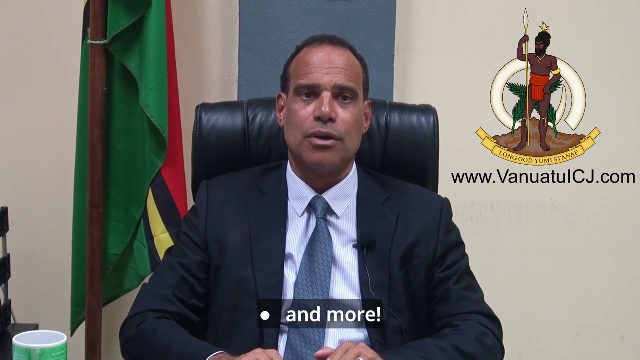 Minister of Climate Change of Vanuatu on ICJ initiative March 2023