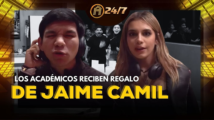¡Jaime Camil les mandó un regalo muy especial a los académicos!