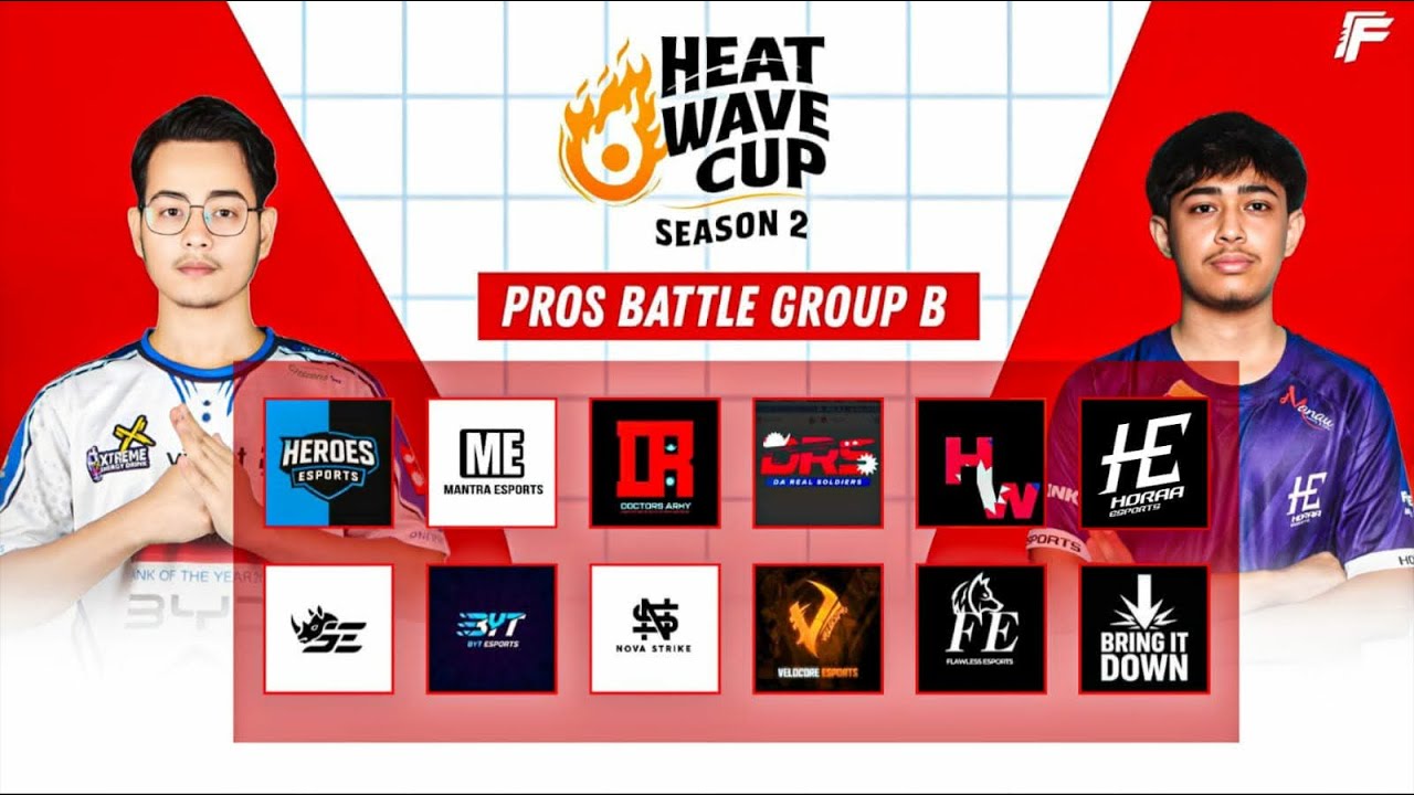 GROUP B :  || THE CLASH OF PROS! || FT- HORAA,DRS,ME,FE,SE,HES,HW