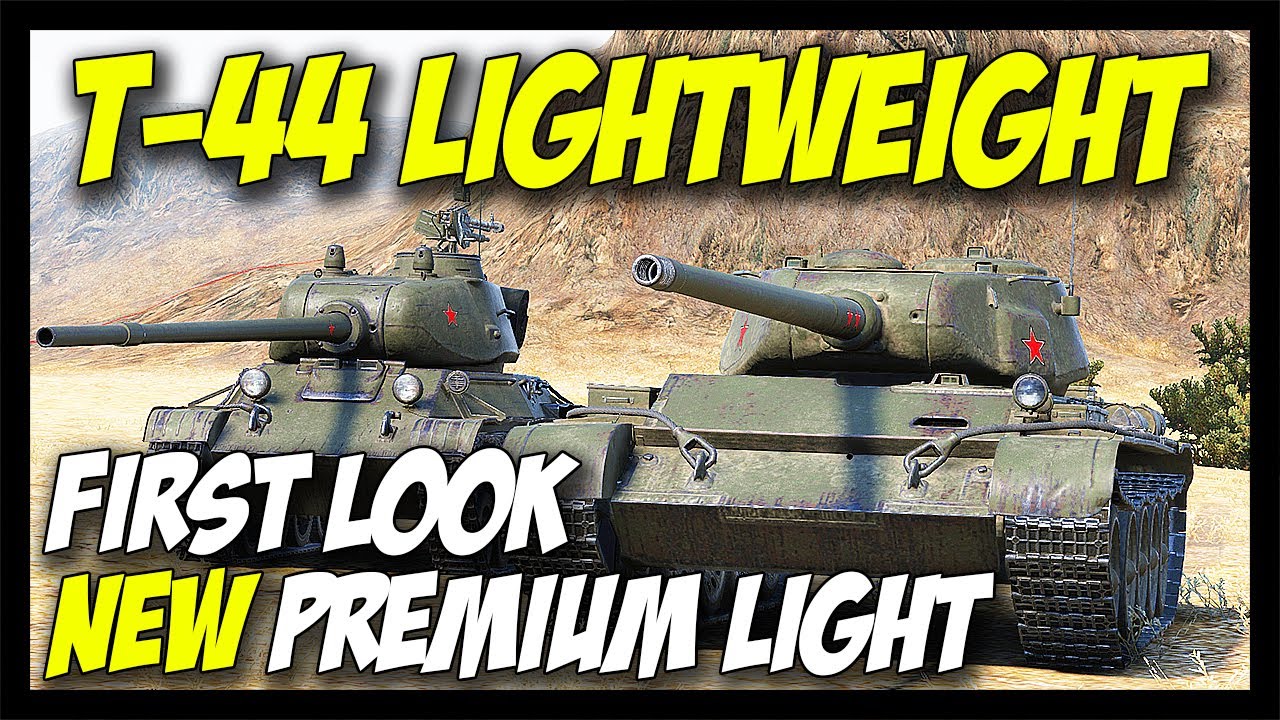 ► T-44 LightWeight - New Tier 8 Premium Light Tank - World of Tanks T-44 LightWeight Preview