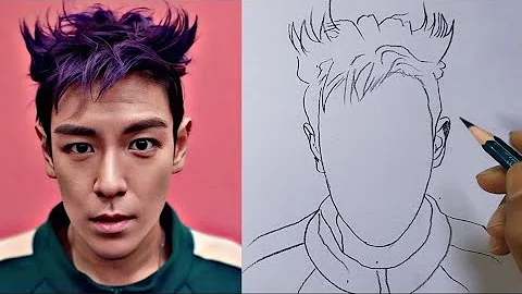 How to Draw Thanos / Thanos Drawing from Squid Game