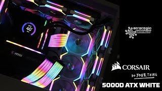 Corsair 5000D AIRFLOW Tempered Glass Mid-Tower ATX White